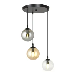 Emibig Pendellampa Cosmo Stål Svart | Passande för 3x E14 - Max 10W