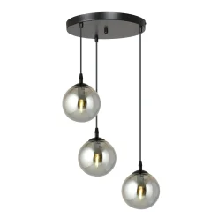 Emibig Pendellampa Cosmo Stål Svart | Passande för 3x E14 - Max 10W