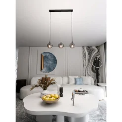Emibig Pendellampa Cosmo Stål Svart | Passande för 3x E14 - Max 10W