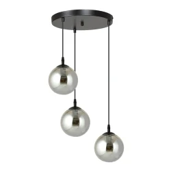 Emibig Pendellampa Cosmo Stål Svart | Passande för 3x E14 - Max 10W