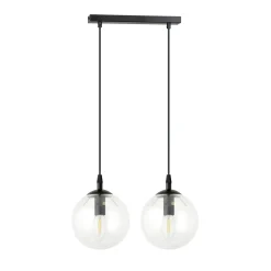 Emibig Pendellampa Cosmo Stål Svart | Passande för 2x E14 - Max 10W
