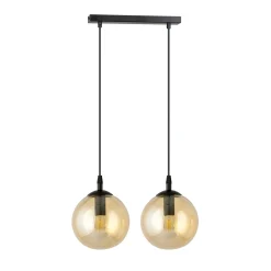 Emibig Pendellampa Cosmo Stål Svart | Passande för 2x E14 - Max 10W