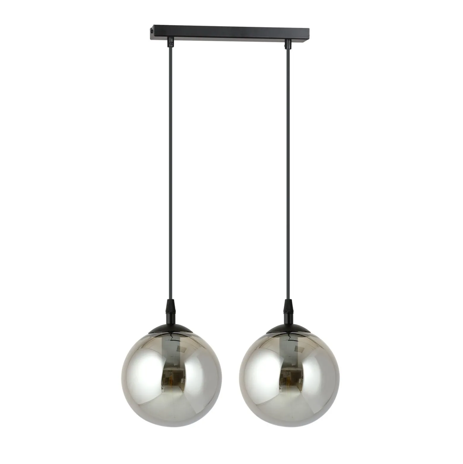 Emibig Pendellampa Cosmo Stål Svart | Passande för 2x E14 - Max 10W