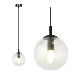 Emibig Pendellampa Cosmo Stål Svart | Passande för 1x E14 - Max 10W