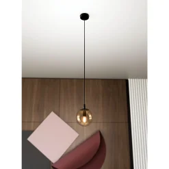 Emibig Pendellampa Cosmo Stål Svart | Passande för 1x E14 - Max 10W