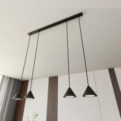 Emibig Pendellampa Elit Stål Svart | Passande för 4x GX53 - Max 12W