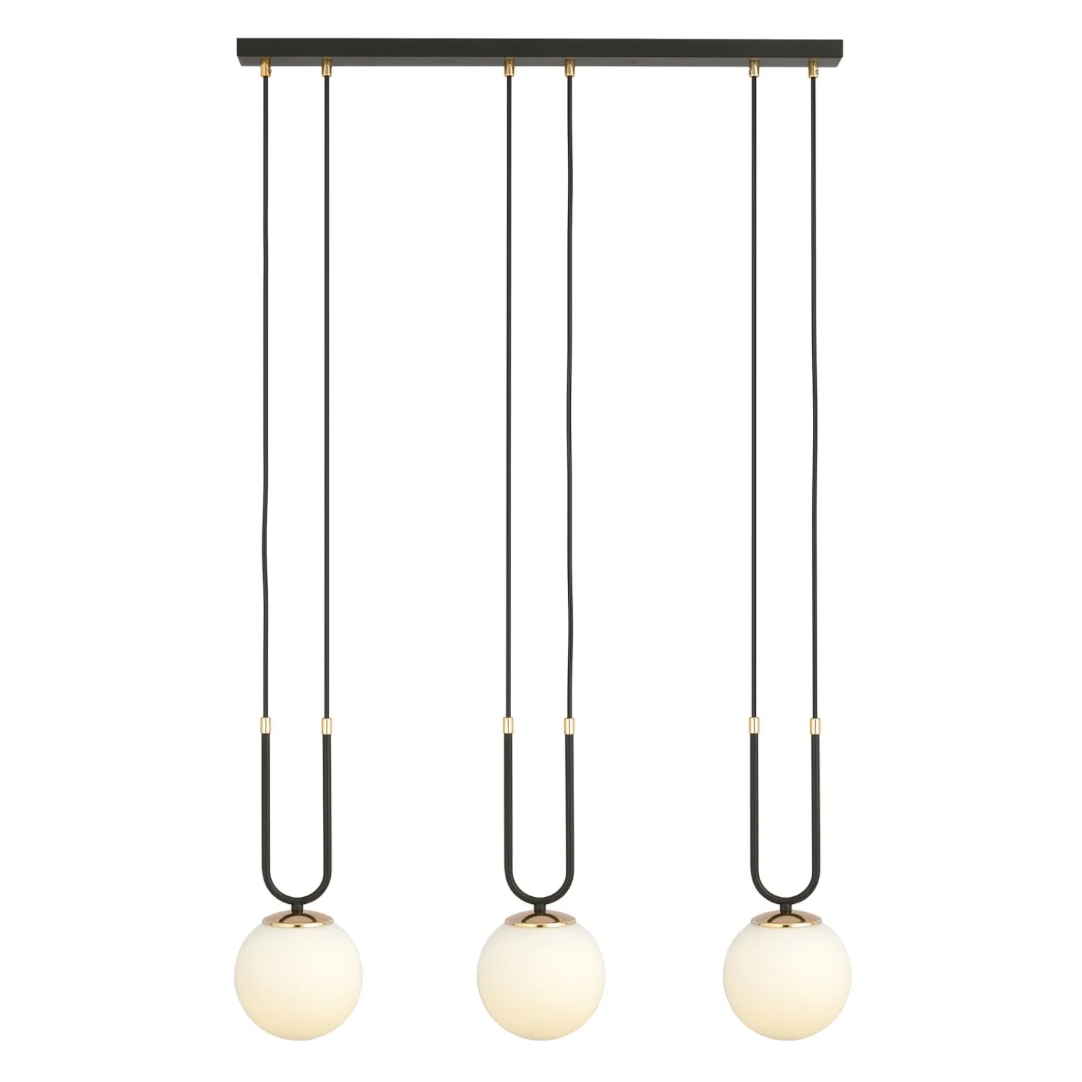 Emibig Pendellampa Glam Stål Svart | Passande för 3x E14 - Max 10W