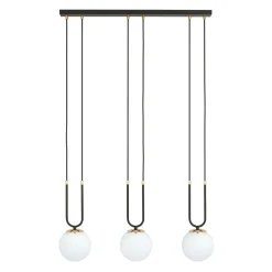 Emibig Pendellampa Glam Stål Svart | Passande för 3x E14 - Max 10W