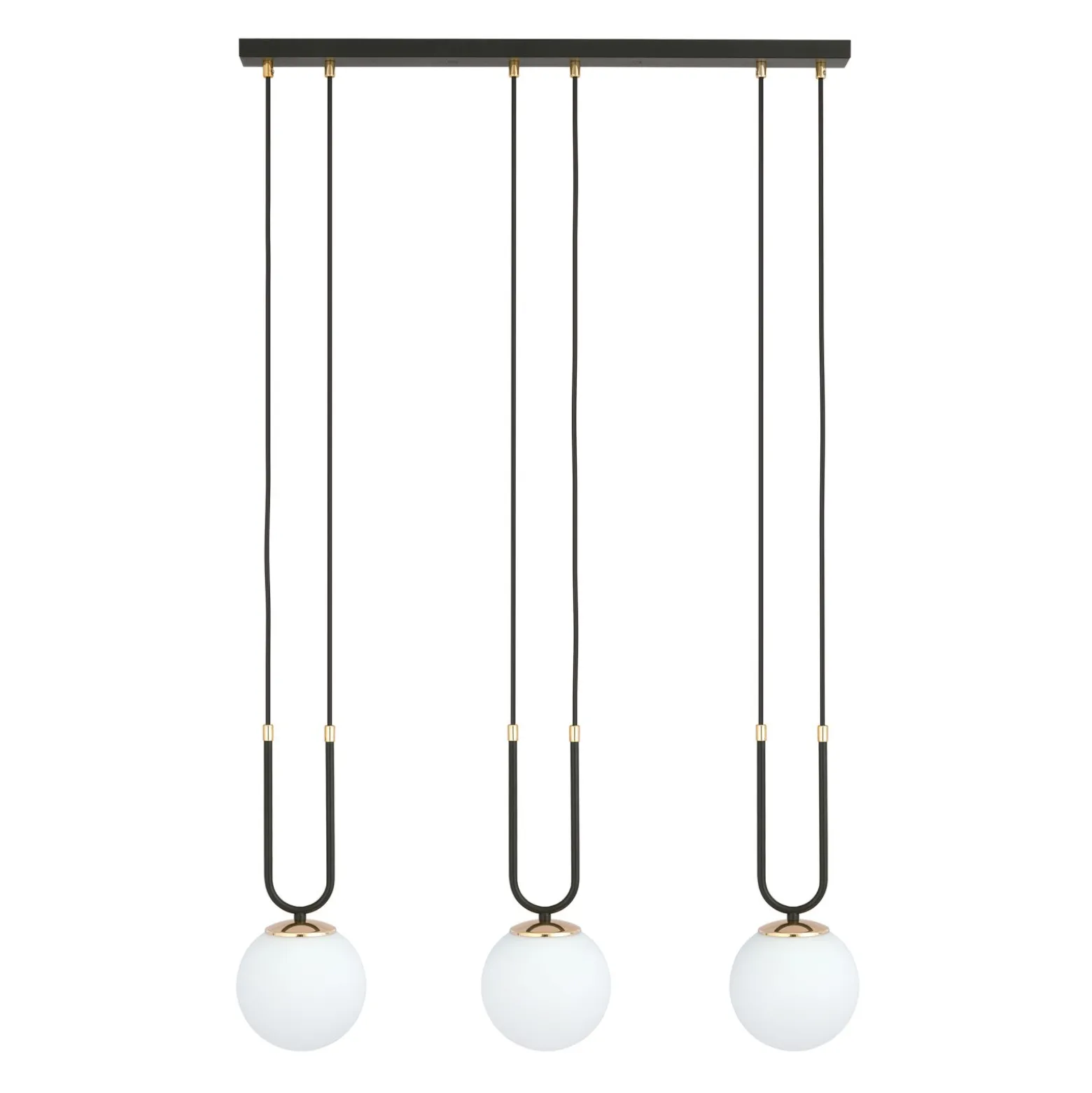 Emibig Pendellampa Glam Stål Svart | Passande för 3x E14 - Max 10W