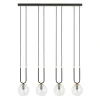 Emibig Pendellampa Glam Stål Svart | Passande för 4x E14 - Max 10W