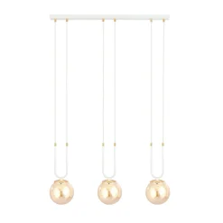 Emibig Pendellampa Glam Stål Vit | Passande för 3x E14 - Max 10W