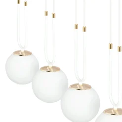 Emibig Pendellampa Glam Stål Vit | Passande för 4x E14 - Max 10W