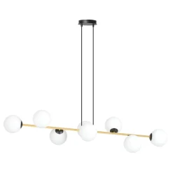 Emibig Pendellampa Gravity Stål Svart | Passande för 8x E14 - Max 10W