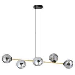 Emibig Pendellampa Gravity Stål Svart | Passande för 6x E14 - Max 10W
