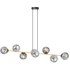 Emibig Pendellampa Gravity Stål Svart | Passande för 8x E14 - Max 10W