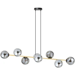 Emibig Pendellampa Gravity Stål Svart | Passande för 8x E14 - Max 10W