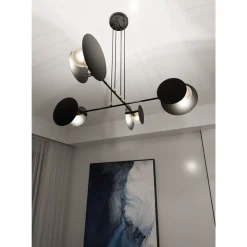 Emibig Pendellampa Idea Stål Svart | Passande för 4x E27 - Max 10W