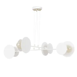 Emibig Pendellampa Idea Stål Vit | Passande för 4x E27 - Max 10W