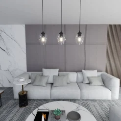 Emibig Pendellampa Istar Stål Svart | Passande för 3x E27 - Max 10W