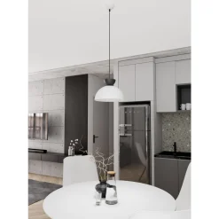Emibig Pendellampa Lunaro Stål Vit | Passande för 1x GX53 - Max 12W