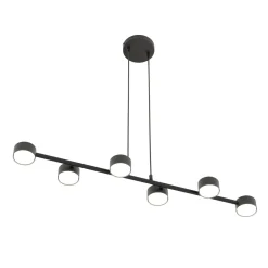 Emibig Pendellampa Megara Stål Svart | Passande för 6x GX53 - Max 12W