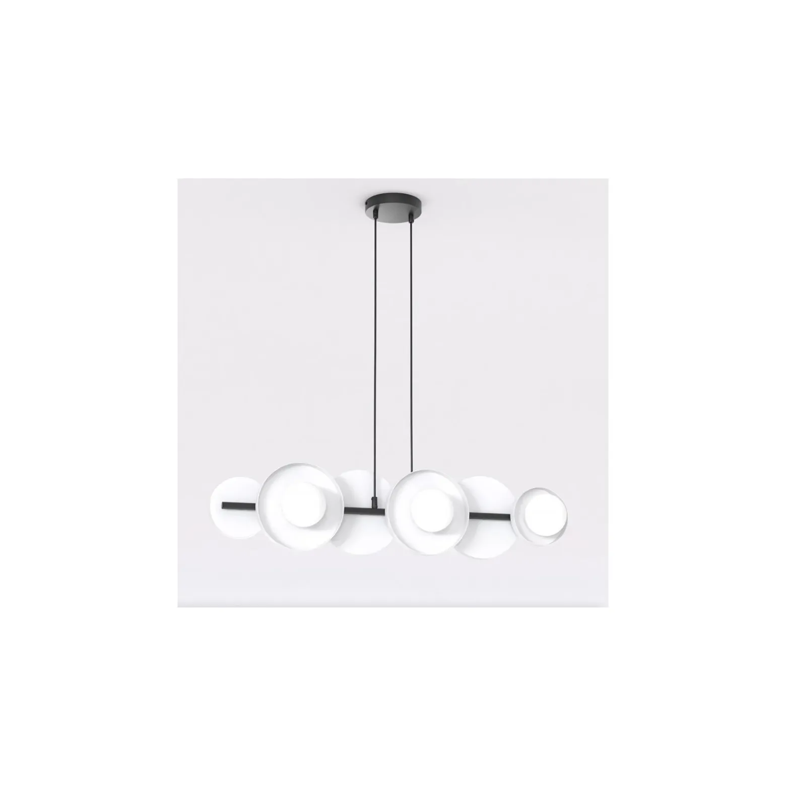 Emibig Pendellampa Model Stål Vit | Passande för 6x G9 - Max 8W