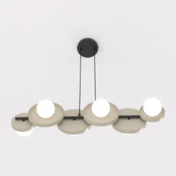 Emibig Pendellampa Model Stål Brun | Passande för 6x G9 - Max 8W