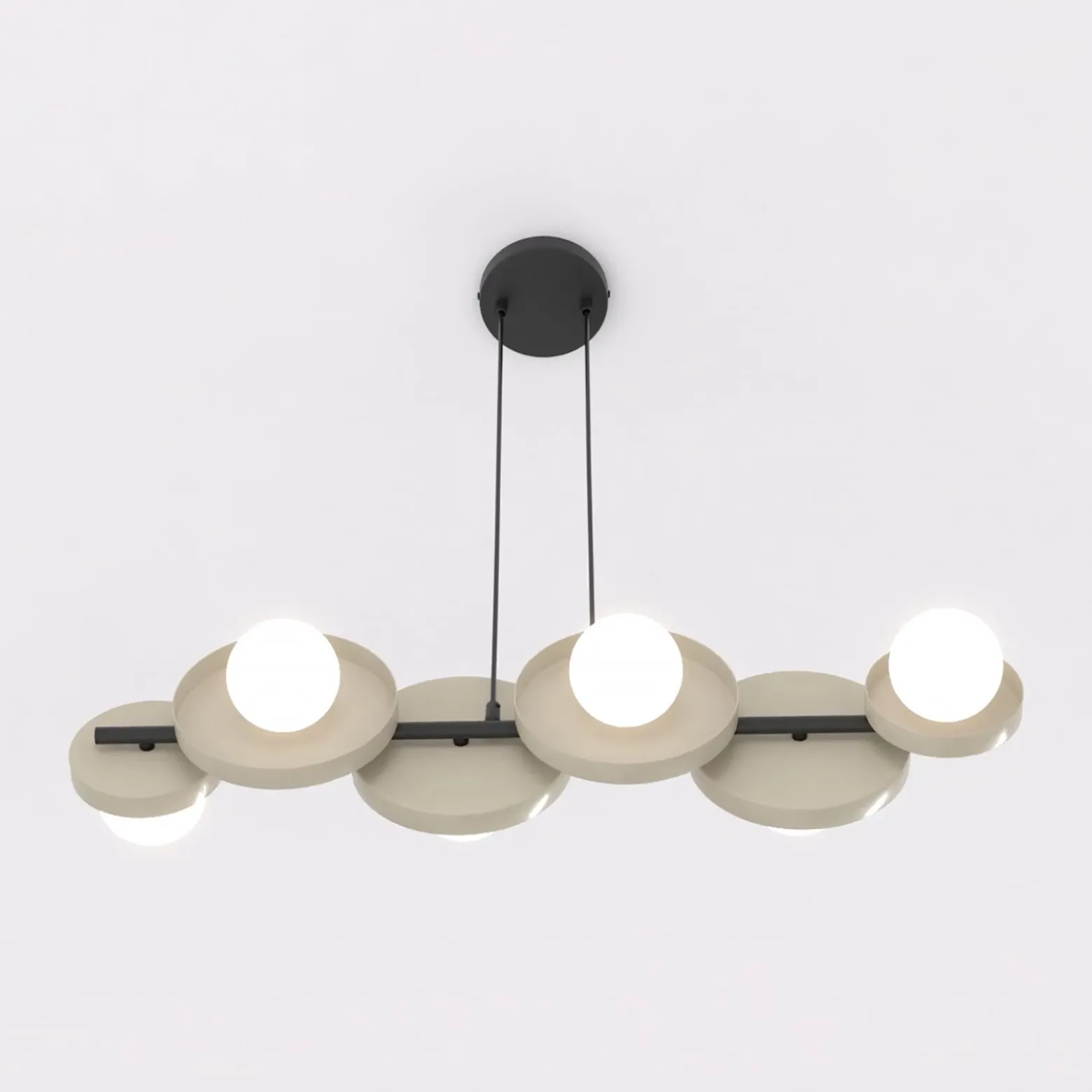 Emibig Pendellampa Model Stål Brun | Passande för 6x G9 - Max 8W
