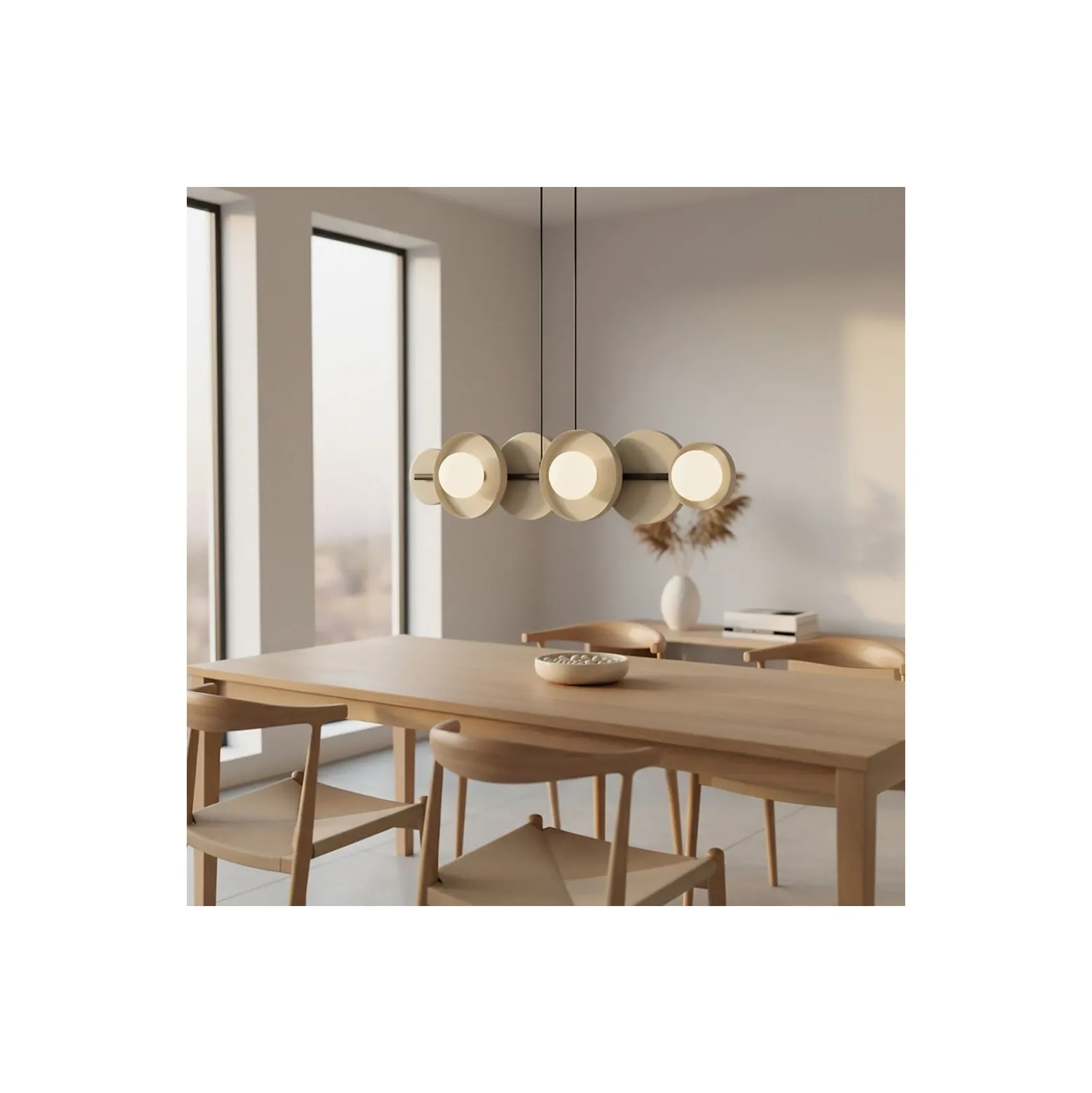 Emibig Pendellampa Model Stål Brun | Passande för 6x G9 - Max 8W