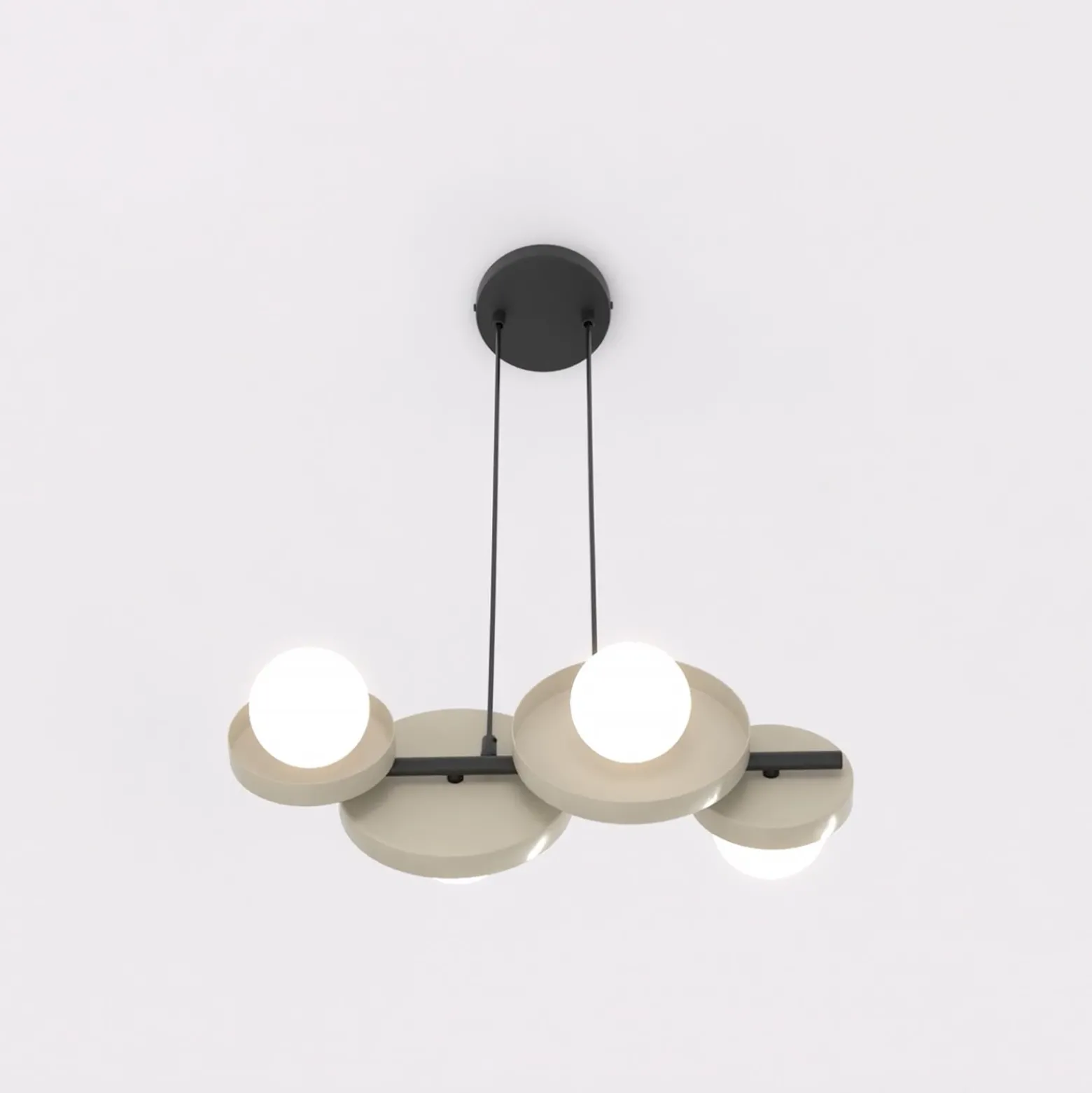 Emibig Pendellampa Model Stål Brun | Passande för 4x G9 - Max 8W