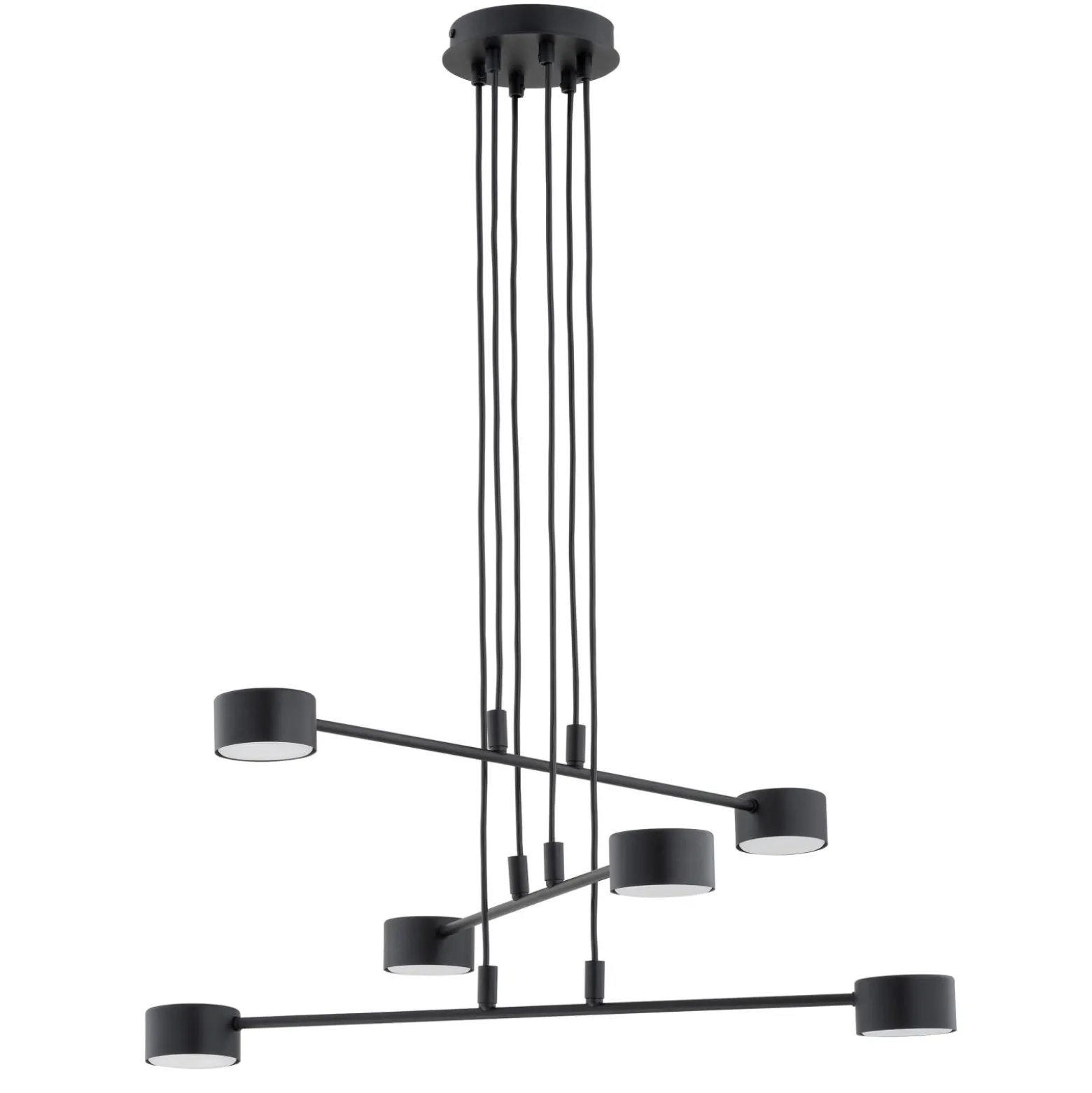 Emibig Pendellampa Modus Stål Svart | Passande för 6x GX53 - Max 12W