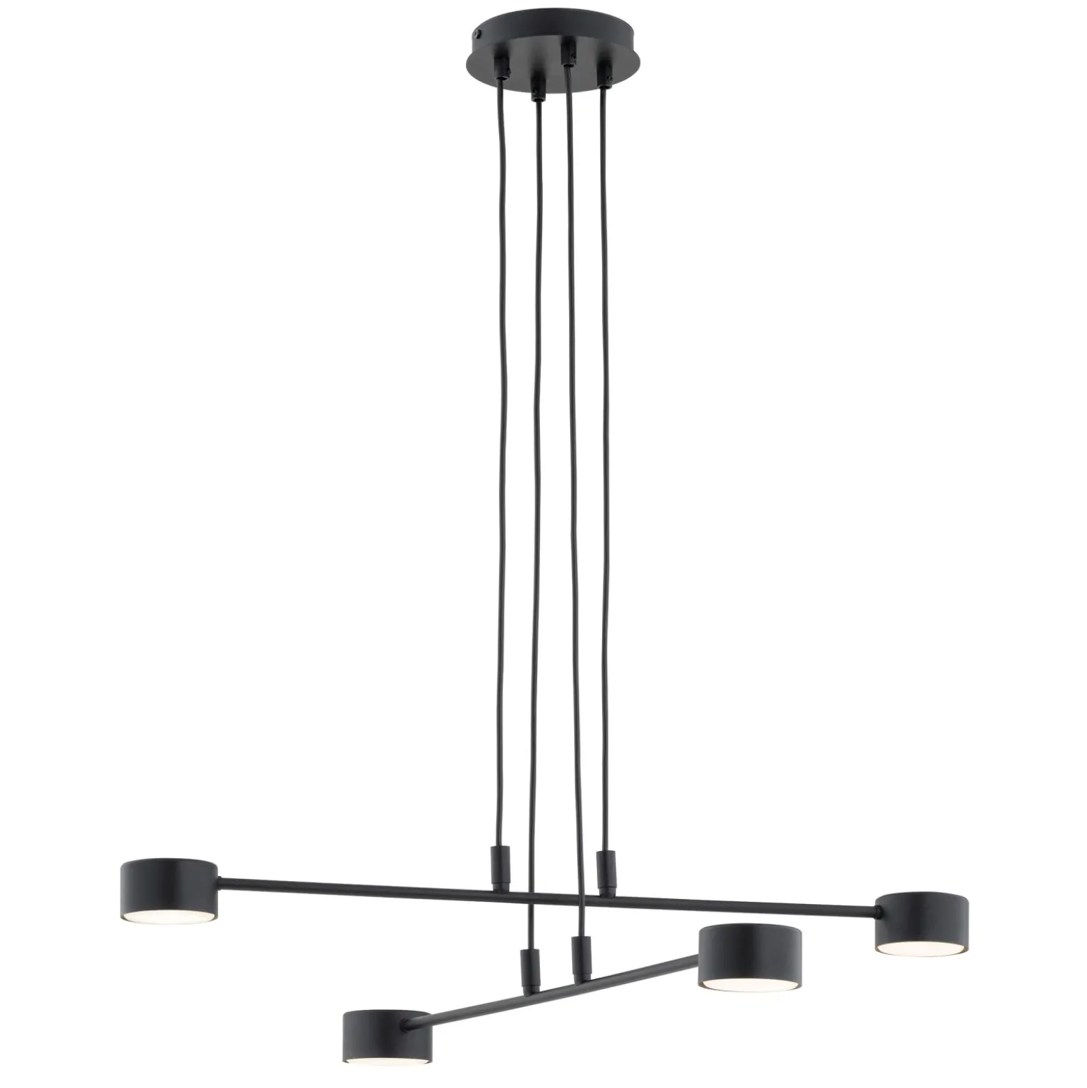 Emibig Pendellampa Modus Stål Svart | Passande för 4x GX53 - Max 12W