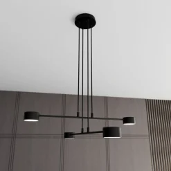 Emibig Pendellampa Modus Stål Svart | Passande för 4x GX53 - Max 12W