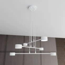 Emibig Pendellampa Modus Stål Vit | Passande för 6x GX53 - Max 12W