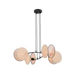 Emibig Pendellampa Motif Stål Svart | Passande för 4x E27 - Max 15W