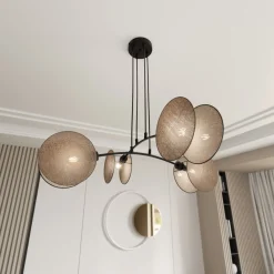Emibig Pendellampa Motif Stål Svart | Passande för 4x E27 - Max 15W