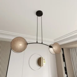 Emibig Pendellampa Motif Stål Svart | Passande för 2x E27 - Max 15W