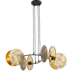 Emibig Pendellampa Motif Stål Svart | Passande för 4x E27 - Max 15W