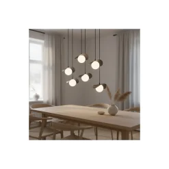 Emibig Pendellampa Ritual Stål Svart | Passande för 6x G9 - Max 8W