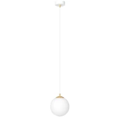 Emibig Pendellampa Royal Stål Vit | Passande för 1x E14 - Max 10W