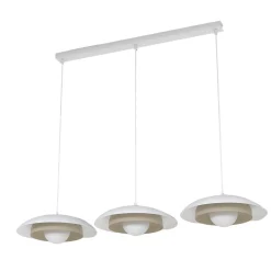 Emibig Pendellampa Skin Stål Vit | Passande för 3x G9 - Max 8W