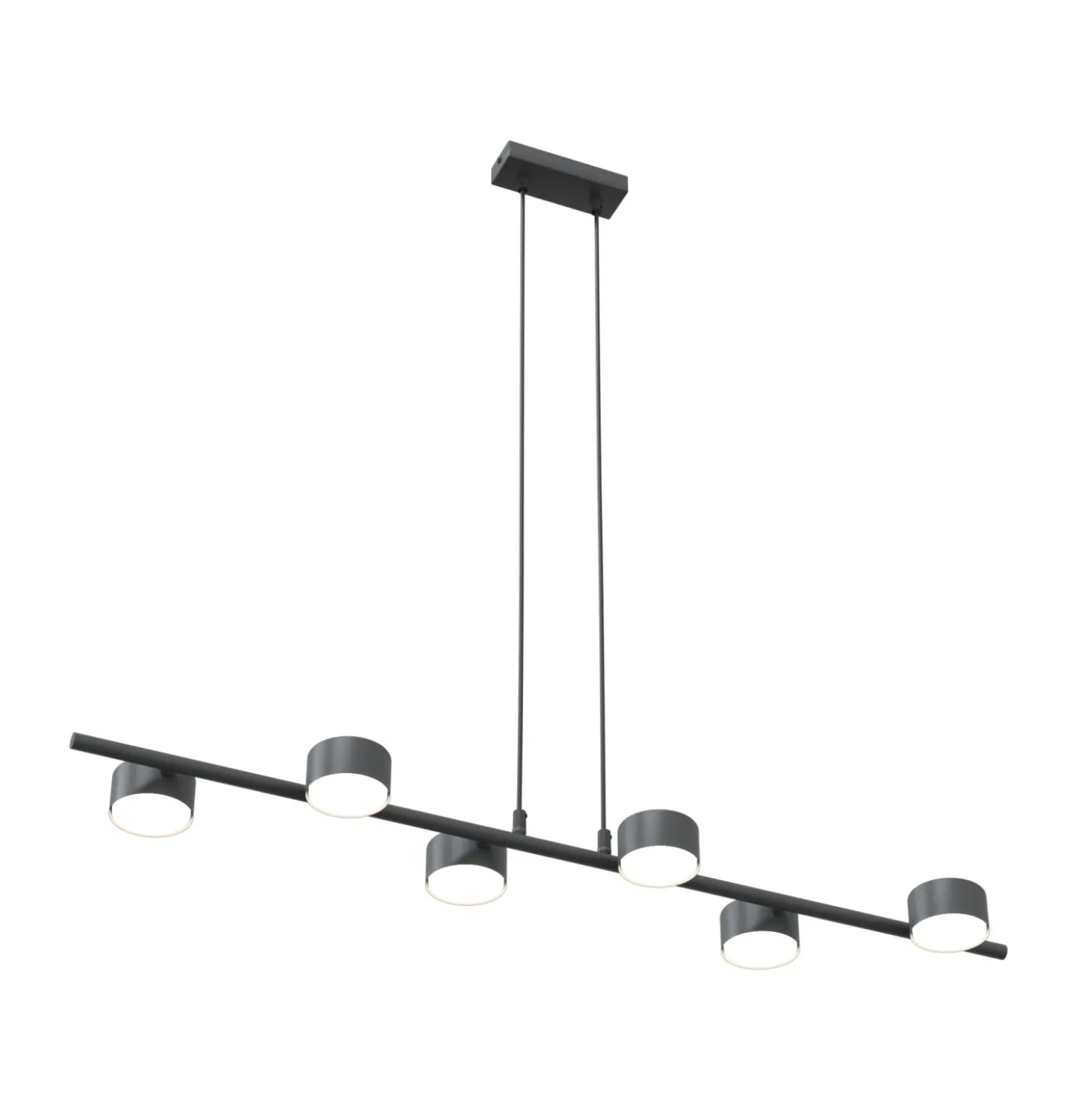 Emibig Pendellampa Sora Stål Svart | Passande för 6x GX53 - Max 12W