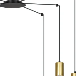 Emibig Pendellampa Traker Stål Svart | Passande för 6x GU10 - Max 10W