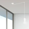 Emibig Pendellampa Traker Stål Vit | Passande för 1x GU10 - Max 10W
