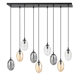 Emibig Taklampa Astral Stål Svart | Passande för 9x E14 - Max 10W