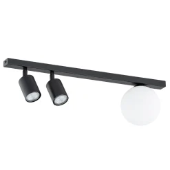 Emibig Taklampa Baster Stål Svart | Passande för 2x GU10 - Max 8W, 1x E14 - Max 10W