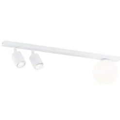 Emibig Taklampa Baster Stål Vit | Passande för 2x GU10 - Max 8W, 1x E14 - Max 10W