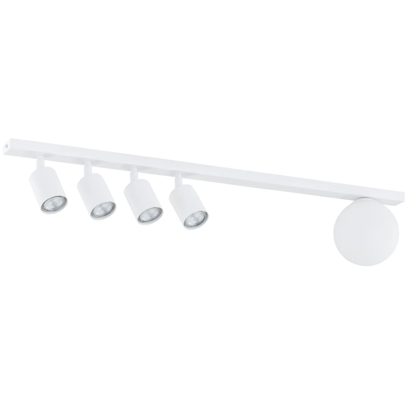 Emibig Taklampa Baster Stål Vit | Passande för 4x GU10 - Max 8W, 1x E14 - Max 10W
