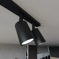 Emibig Taklampa Flash Stål Svart | Passande för 6x GU10 - Max 8W