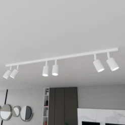 Emibig Taklampa Flash Stål Svart | Passande för 6x GU10 - Max 8W